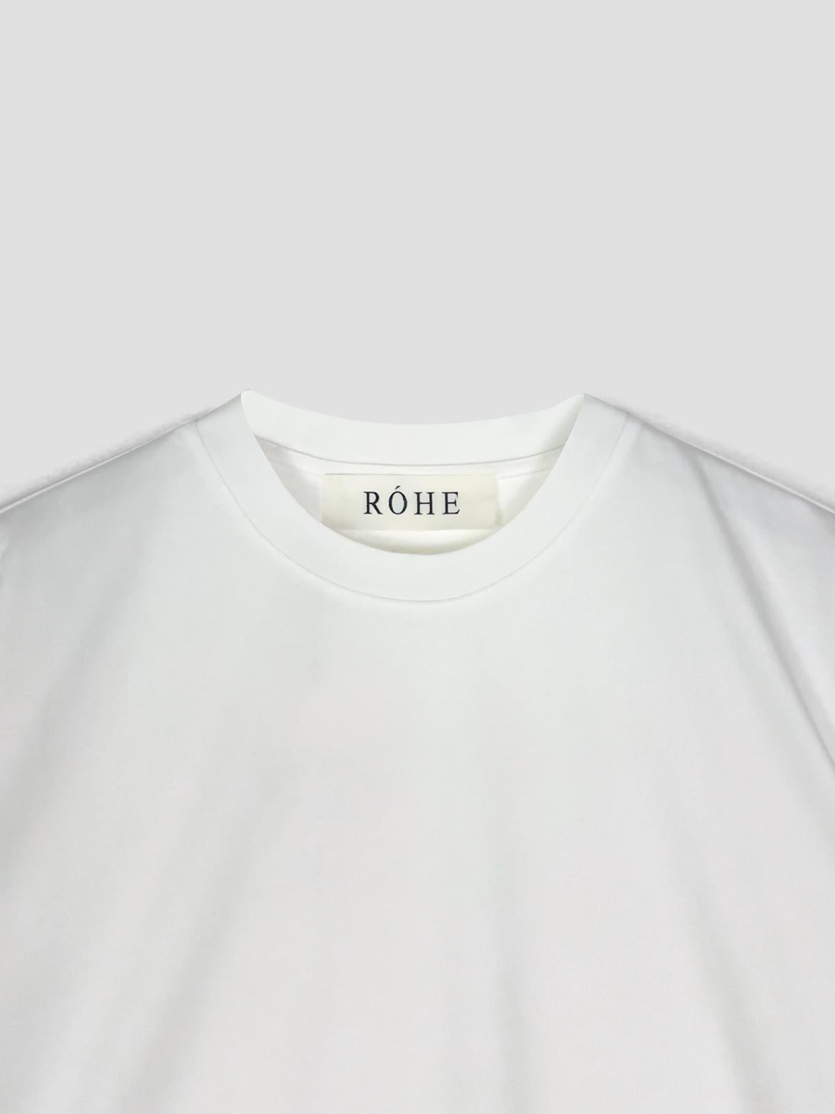 Oversized cotton silk t-shirt