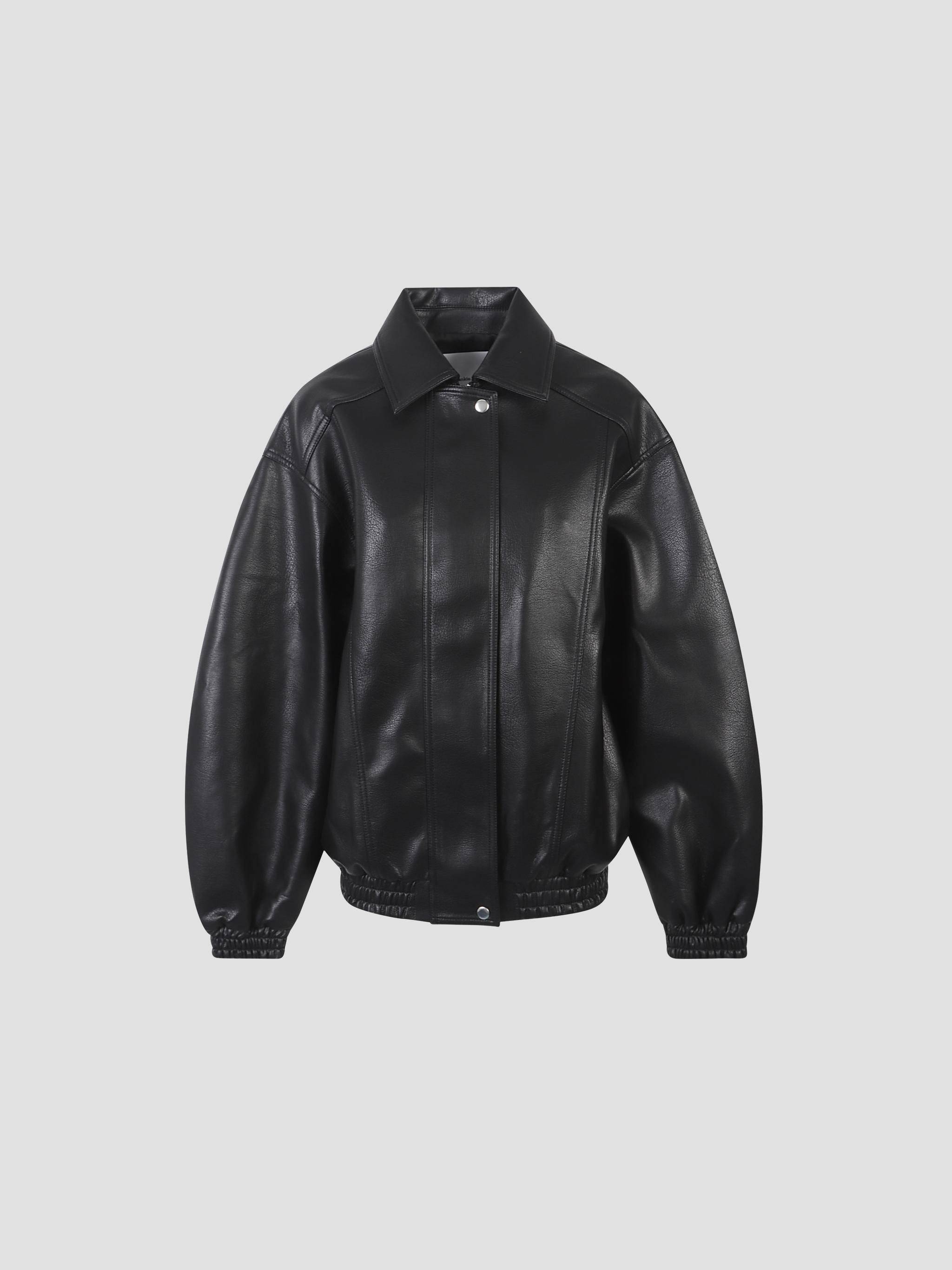 Prescott faux leather jacket