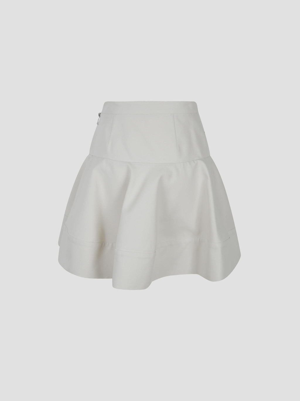 Canvas mini skirt with float bottom