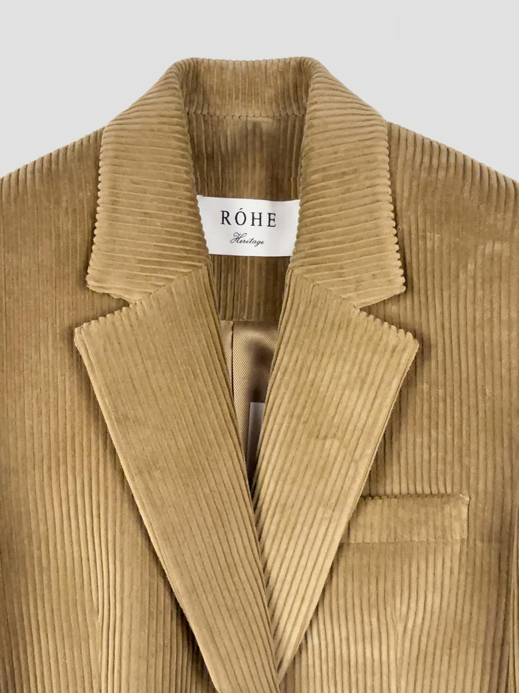 Oversized corduroy blazer