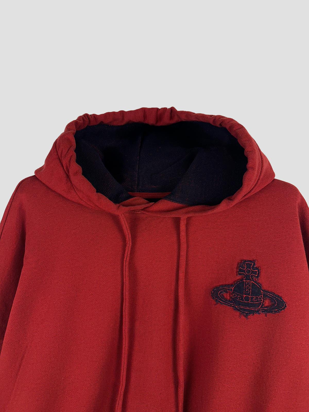 Cropped box hoodie