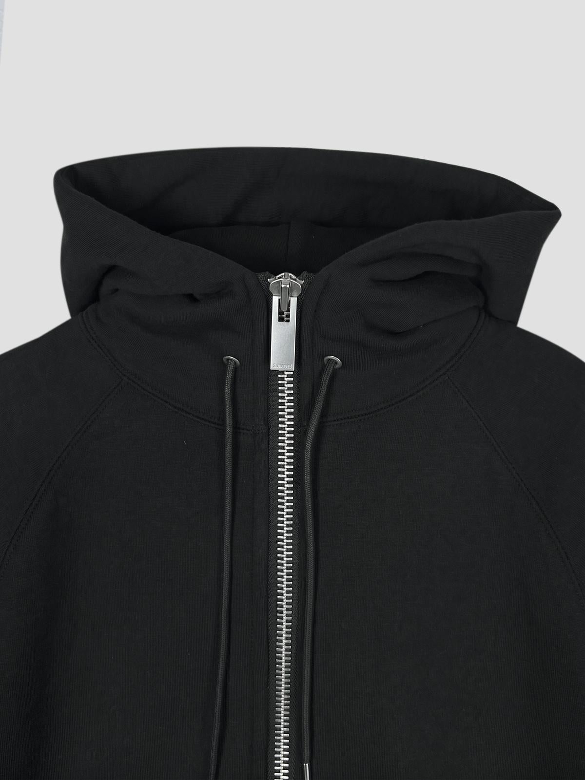 Cotton jersey hoodie