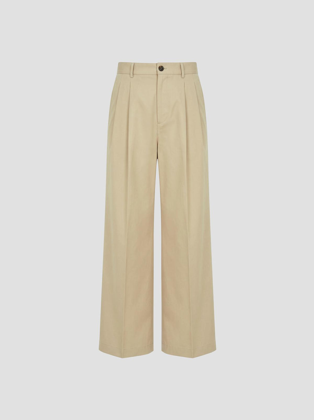 Jil Sander Cotton drill trousers in brown
