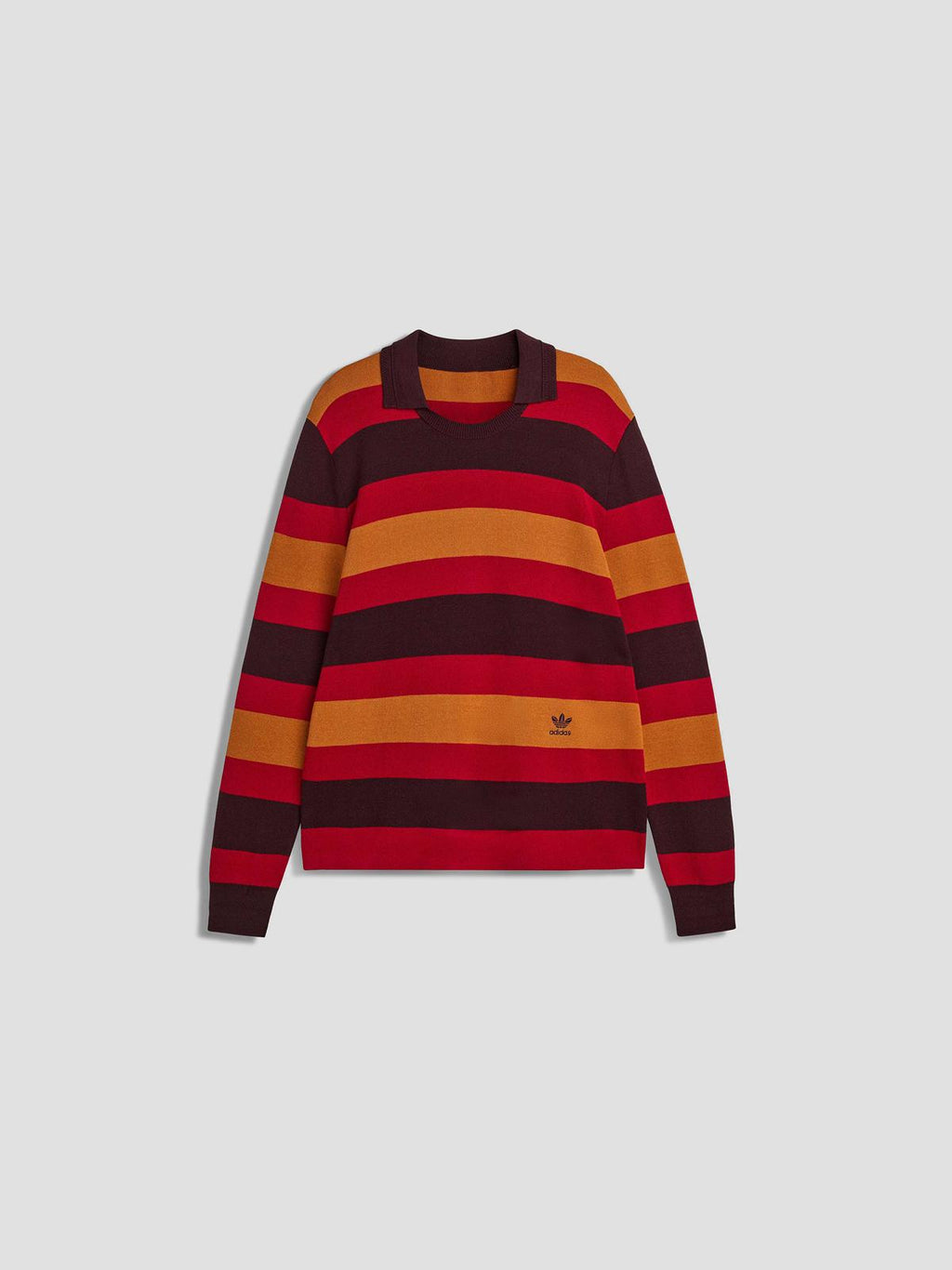 Wales bonner striped knit long-sleeve top multicol