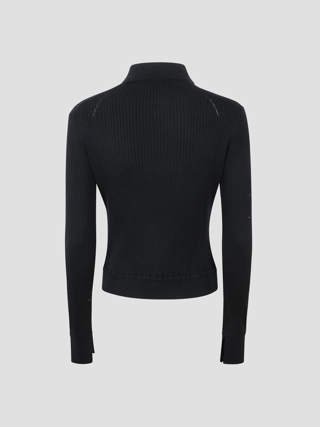 Partial placket polo