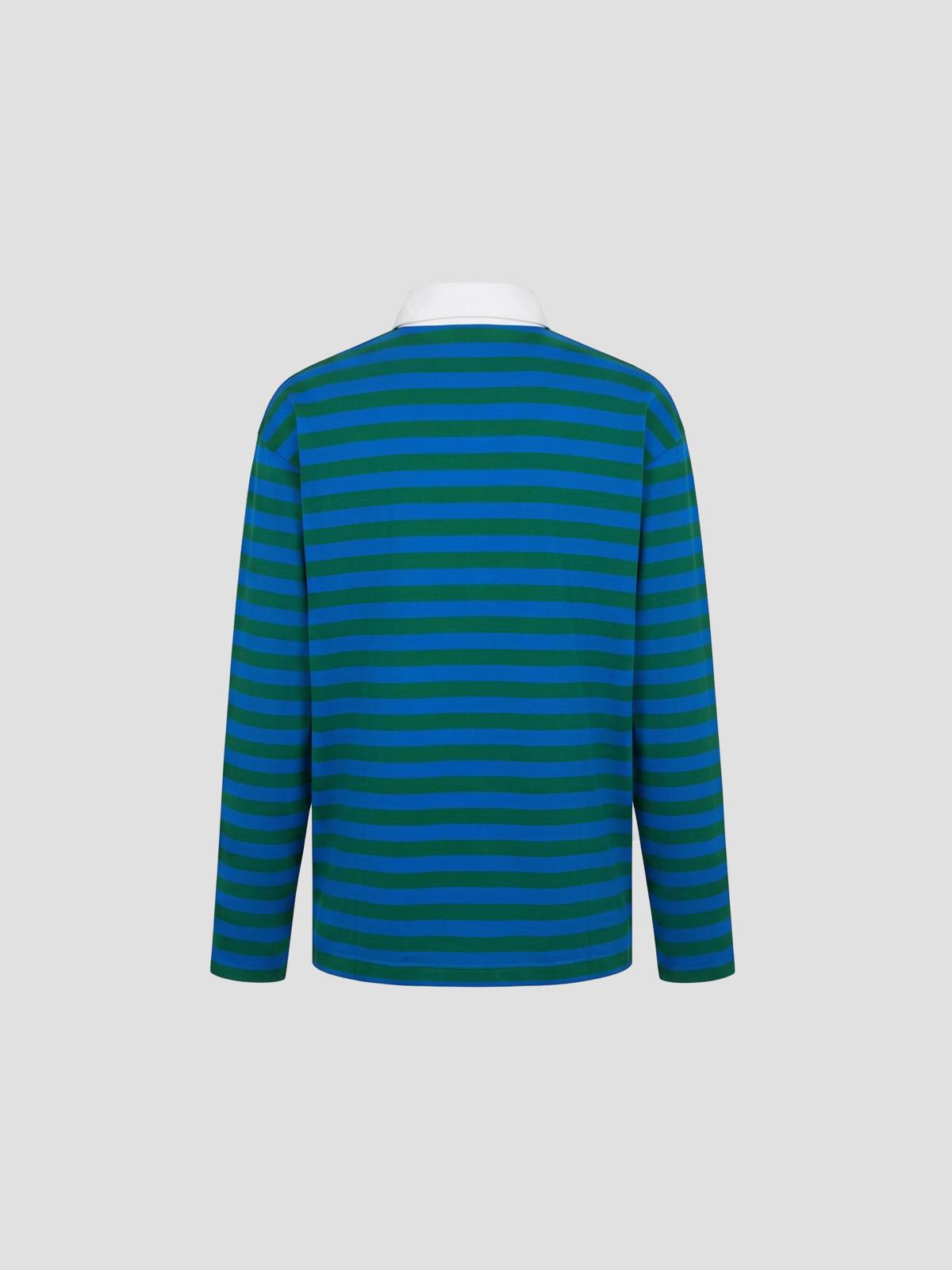 Ethan striped cotton jersey rugby shirt