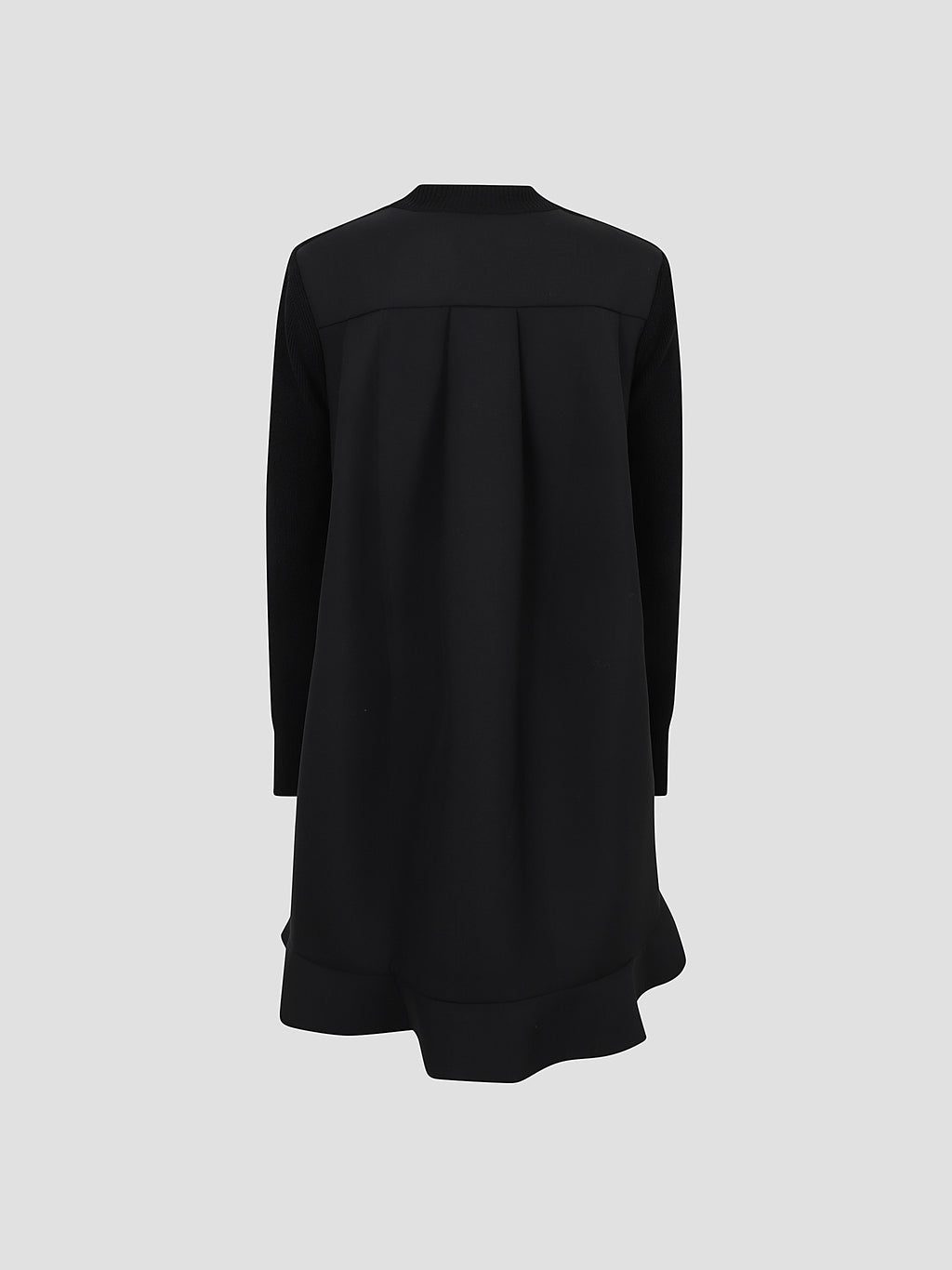 Suiting mix knit dress