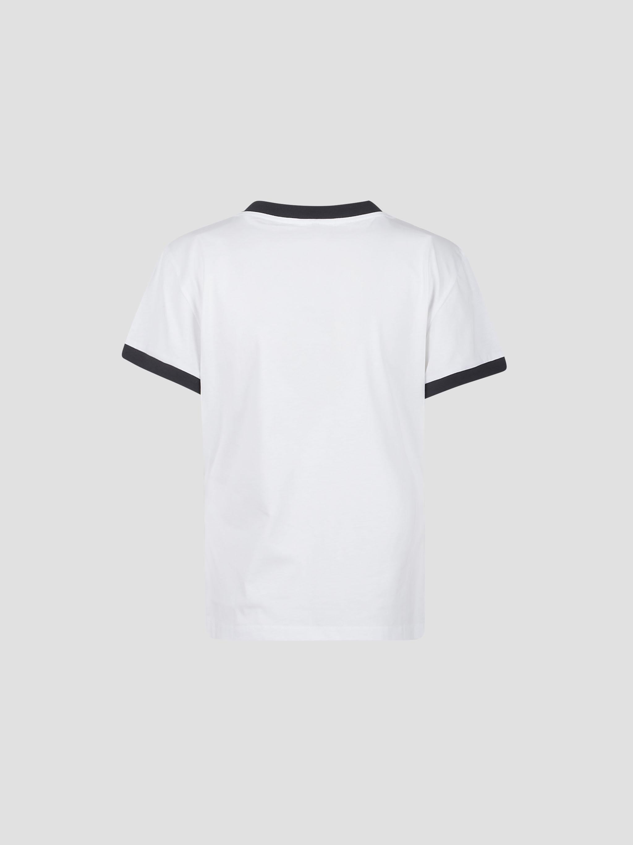 Basic cotton jersey kitty fitted t-shirt