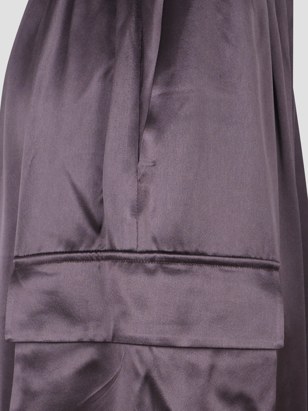 Delny satin cargo pants