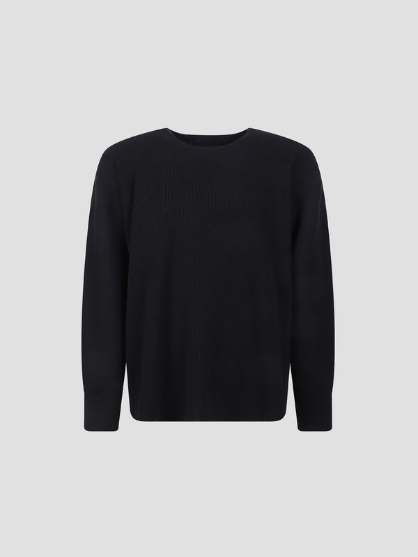 Basic knit crew-neck sweater