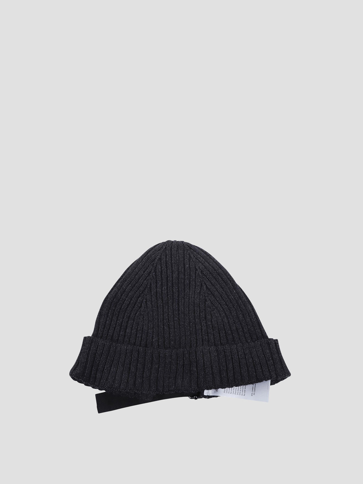 Oria adjustable ribbed beanie
