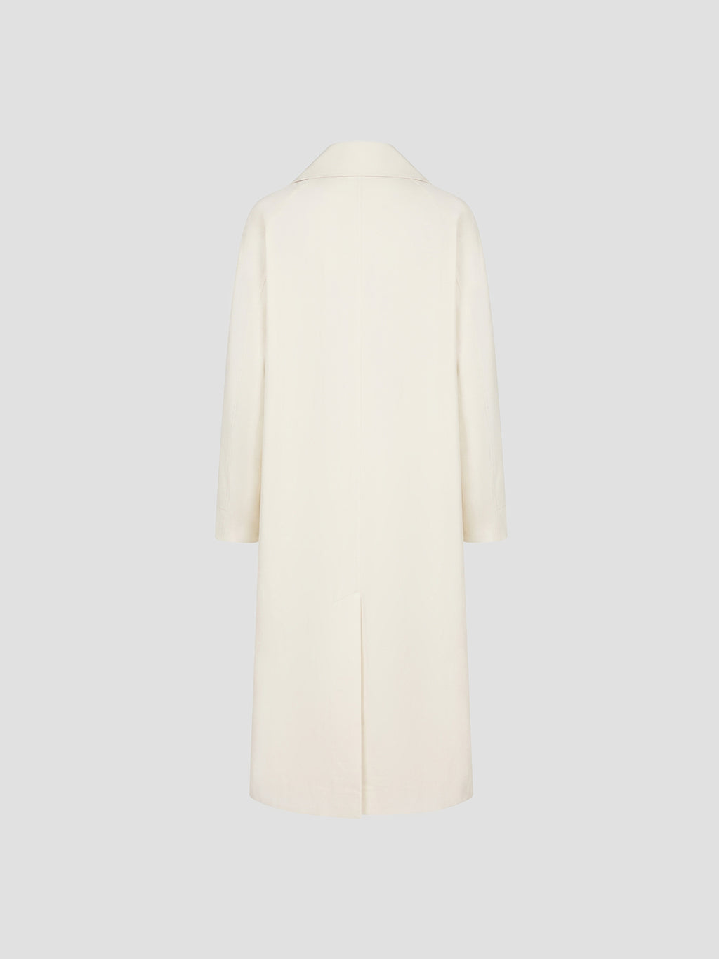 Oversized crushed cotton coat