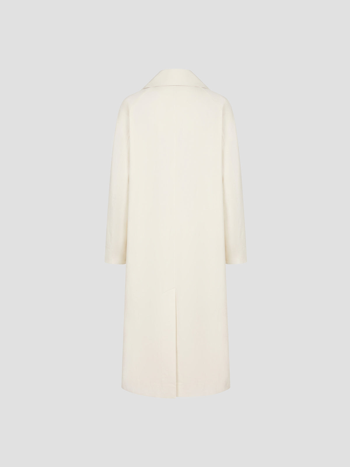 Oversized crushed cotton coat