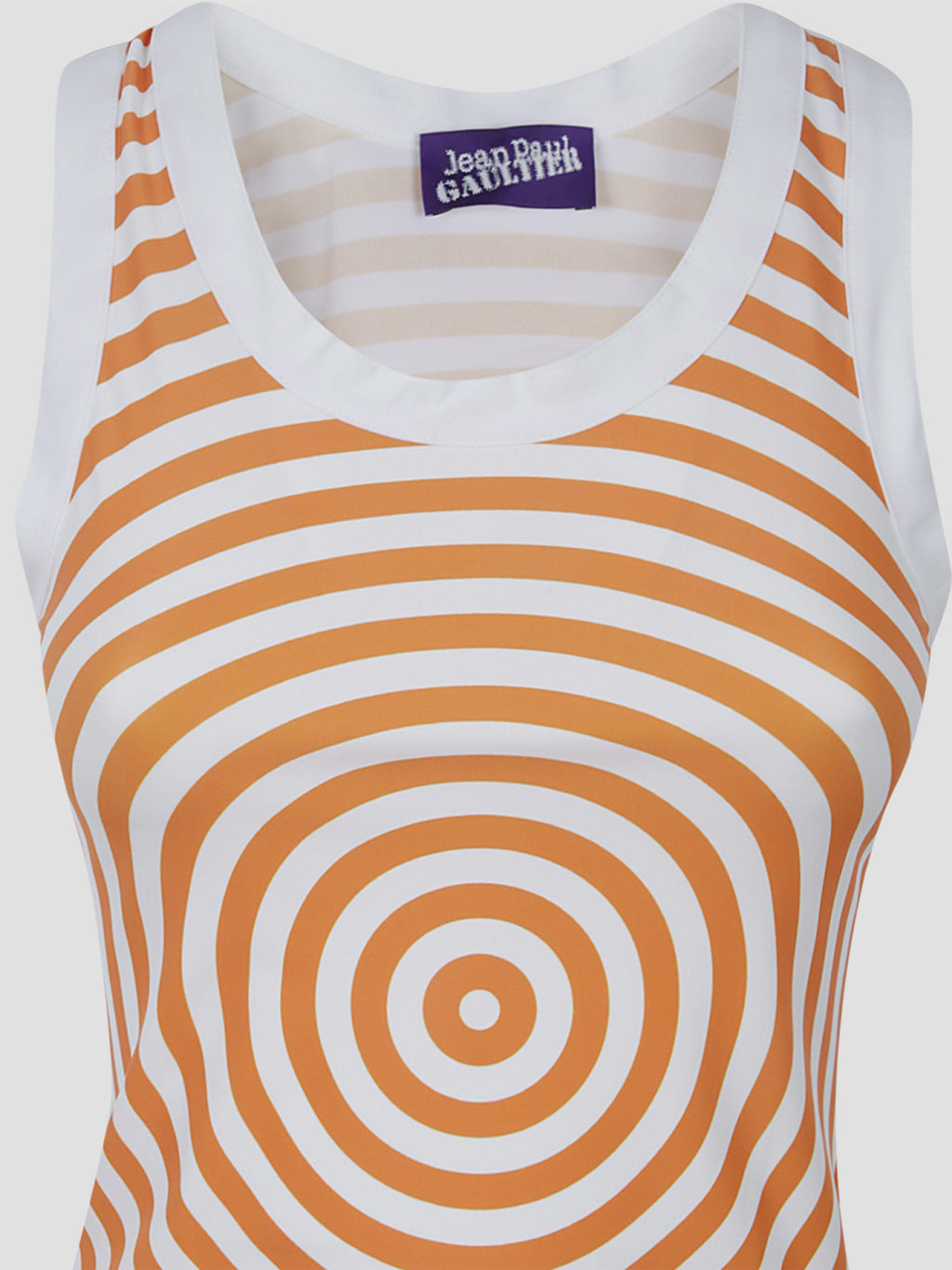 Jersey lycra tank top printed "target"
