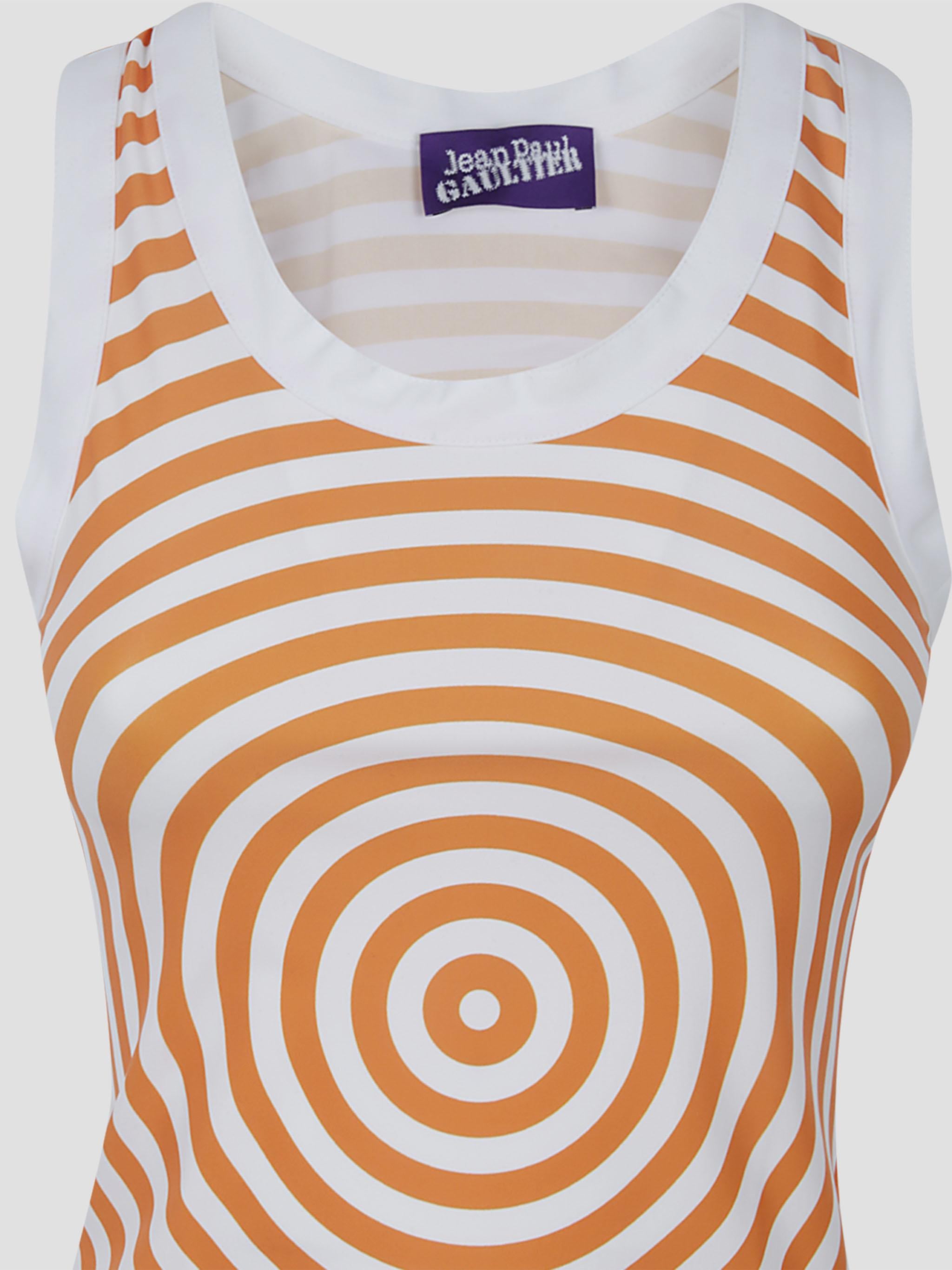 Jersey lycra tank top printed "target"