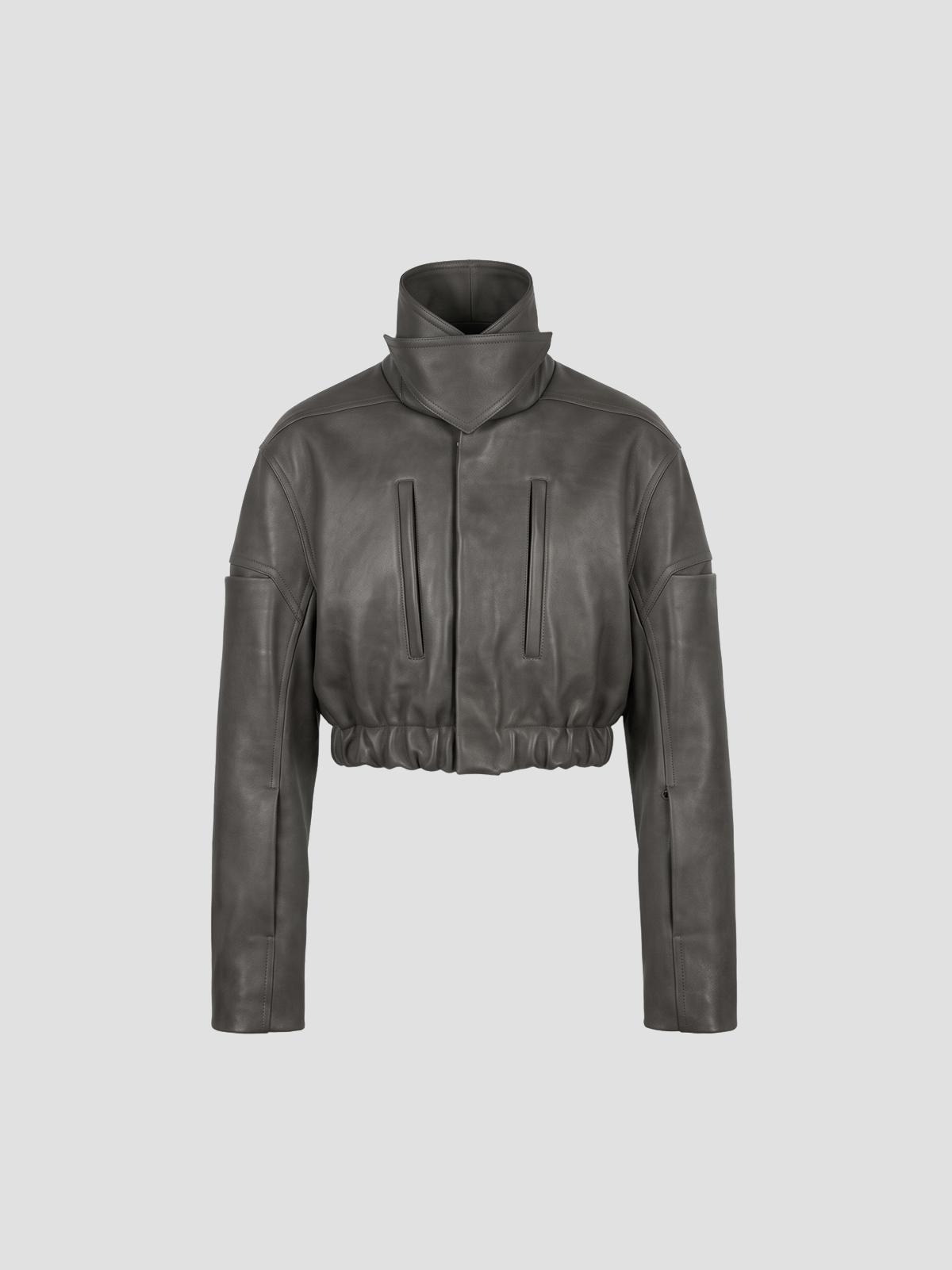 Collared mac bomber