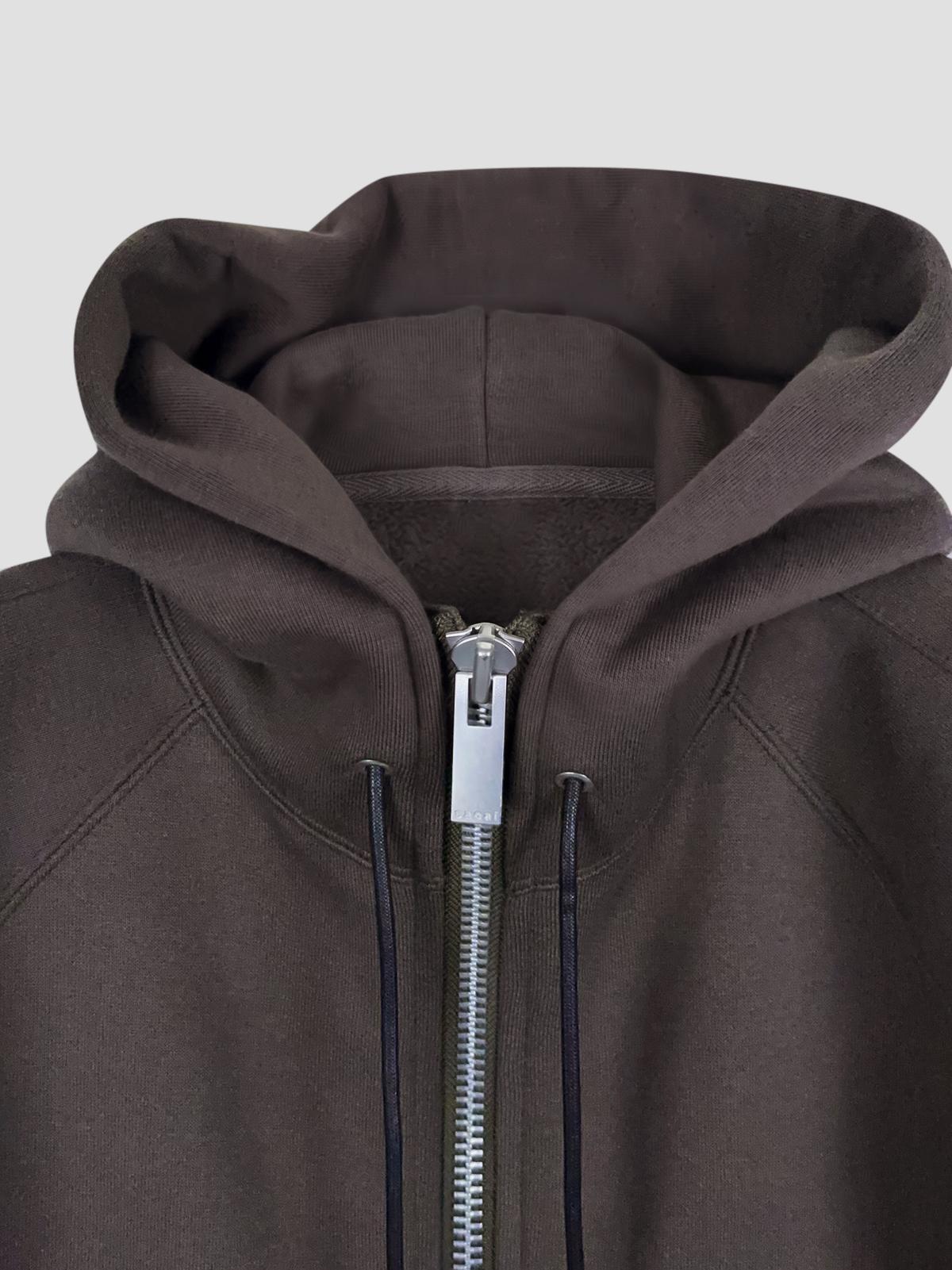 Cotton jersey hoodie