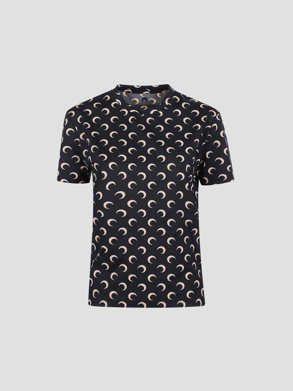 Moon printed crew-neck jersey top