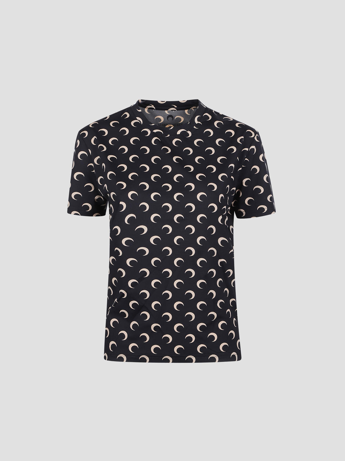 Moon printed crew-neck jersey top