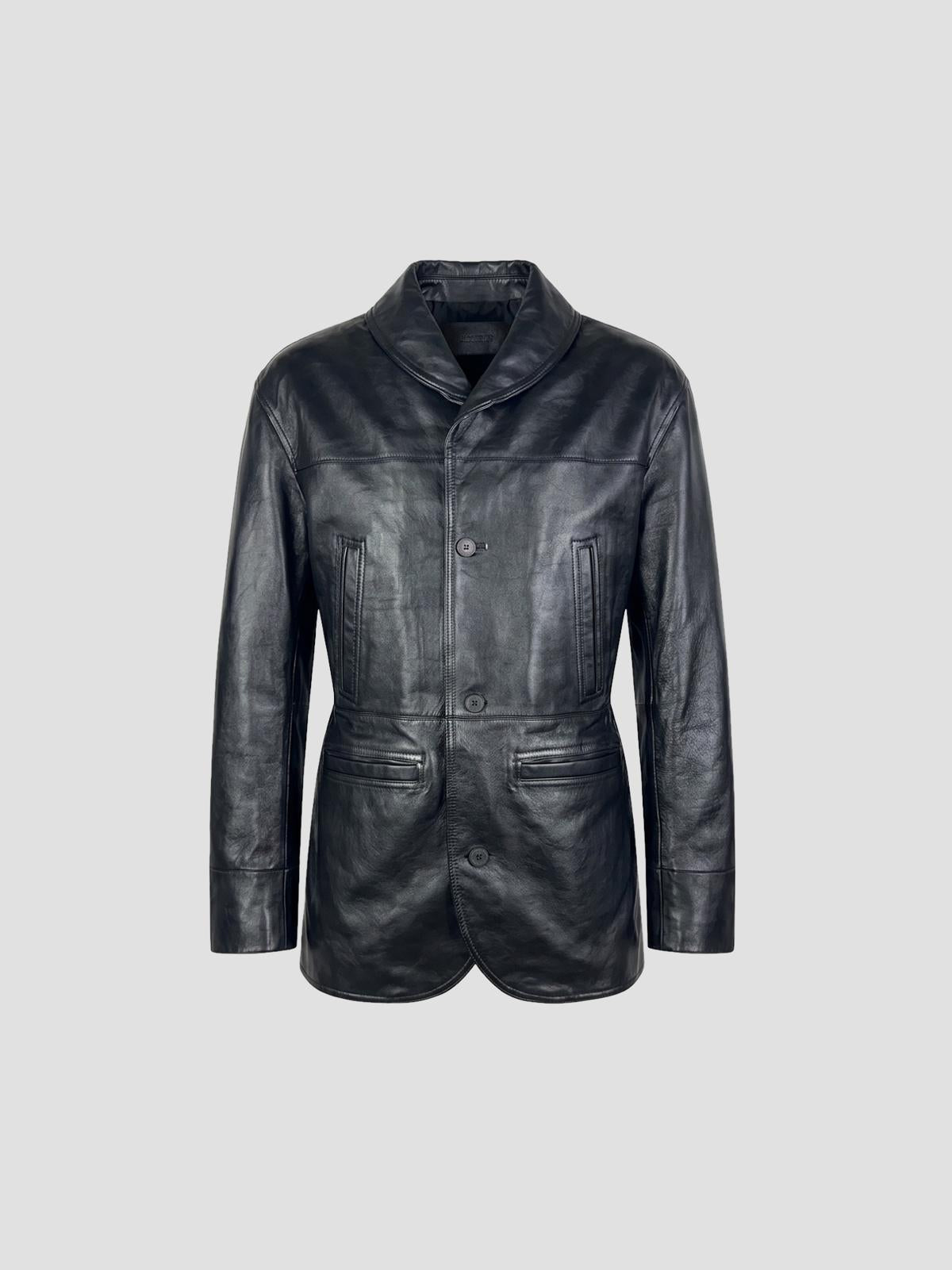La veste gardian cuir