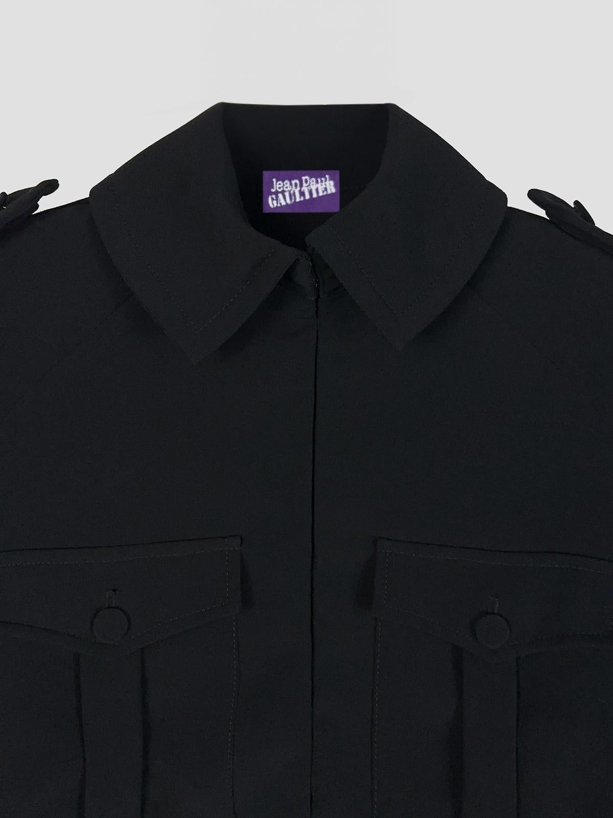Military shirt woman fit with trench details