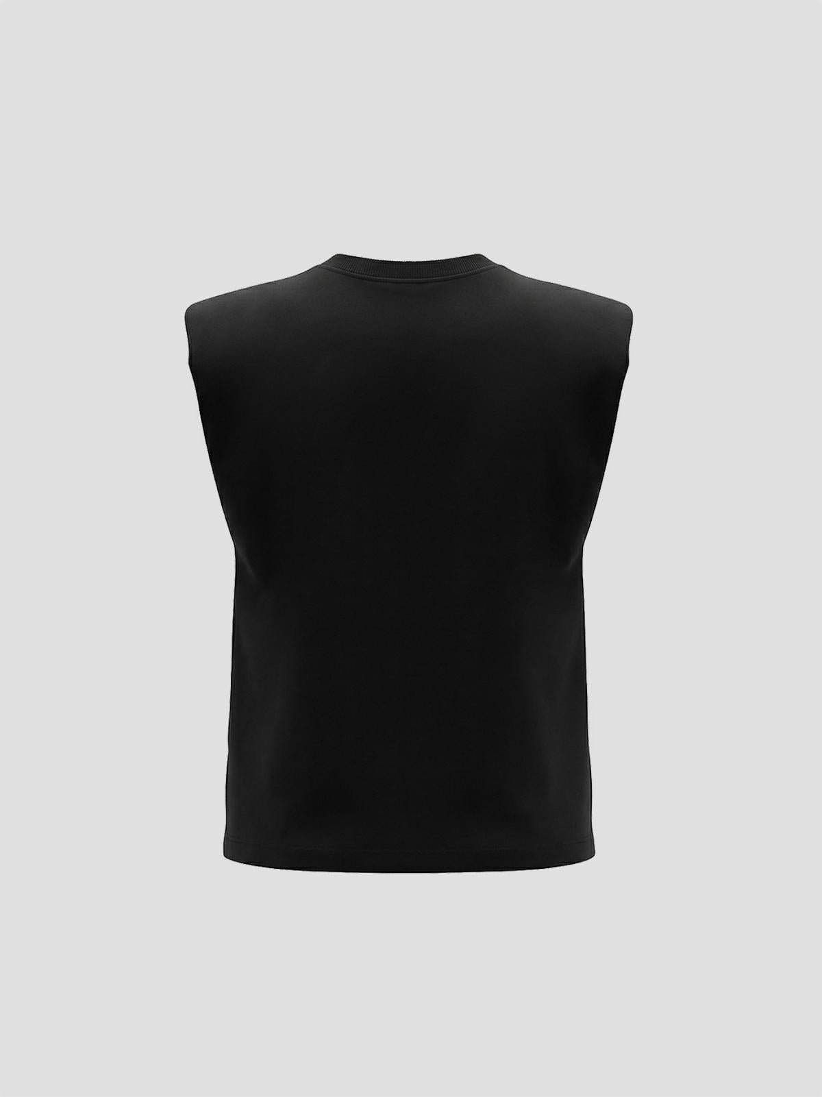 Eva padded shoulder muscle t-shirt