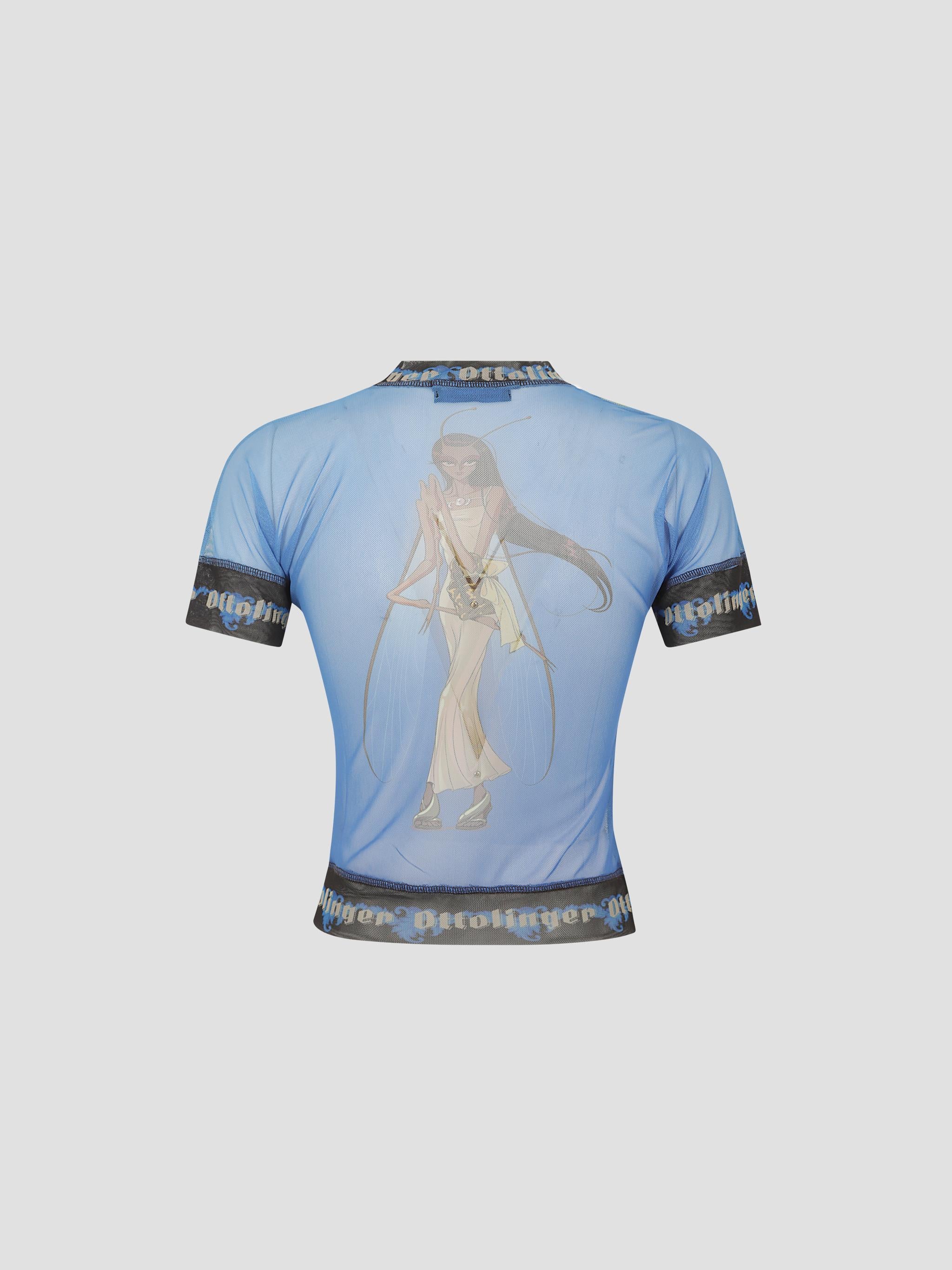 Knitted mesh t-shirt