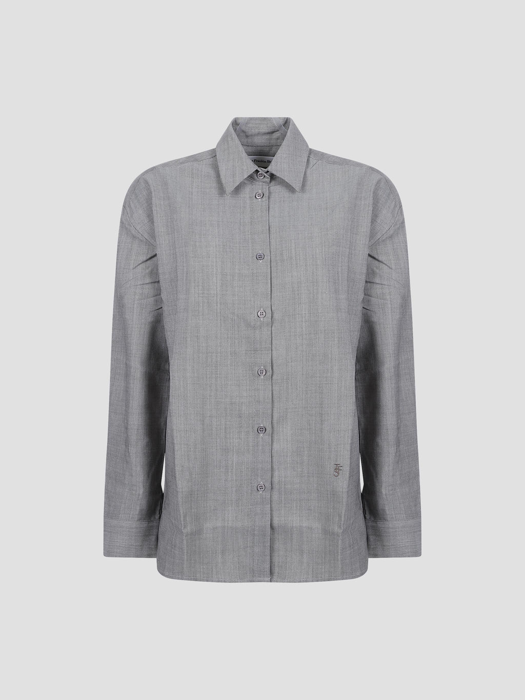 Oana padded wool-blend shirt
