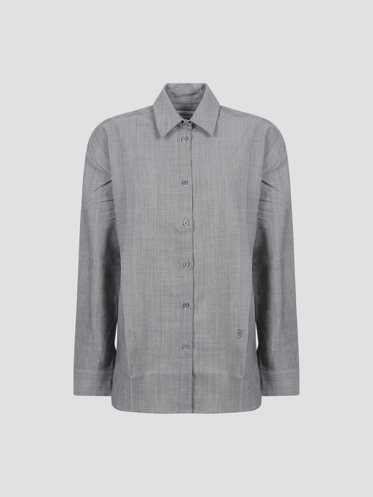 Oana padded wool-blend shirt