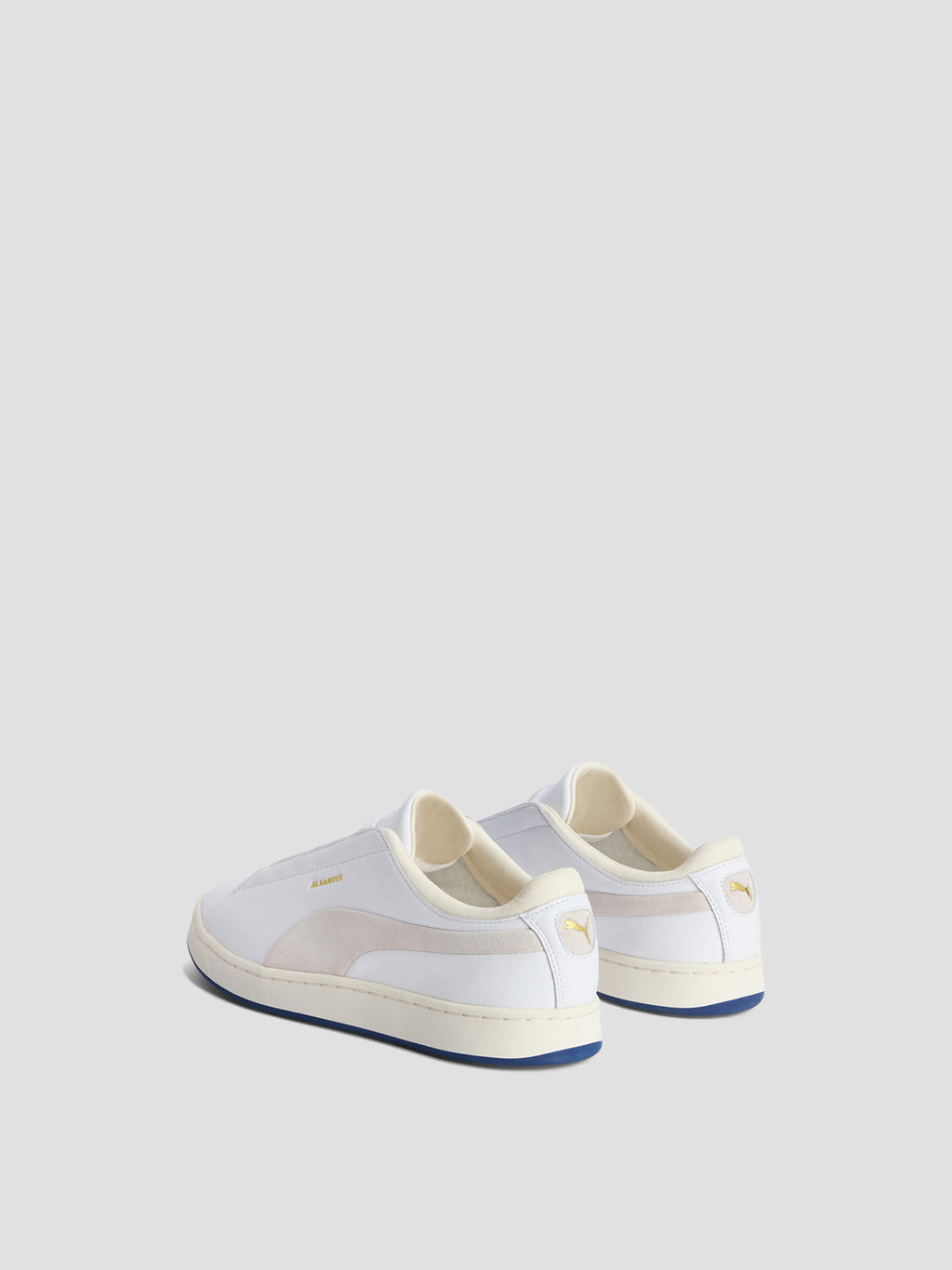 PUMA x Jil Sander Suede sneakers in white
