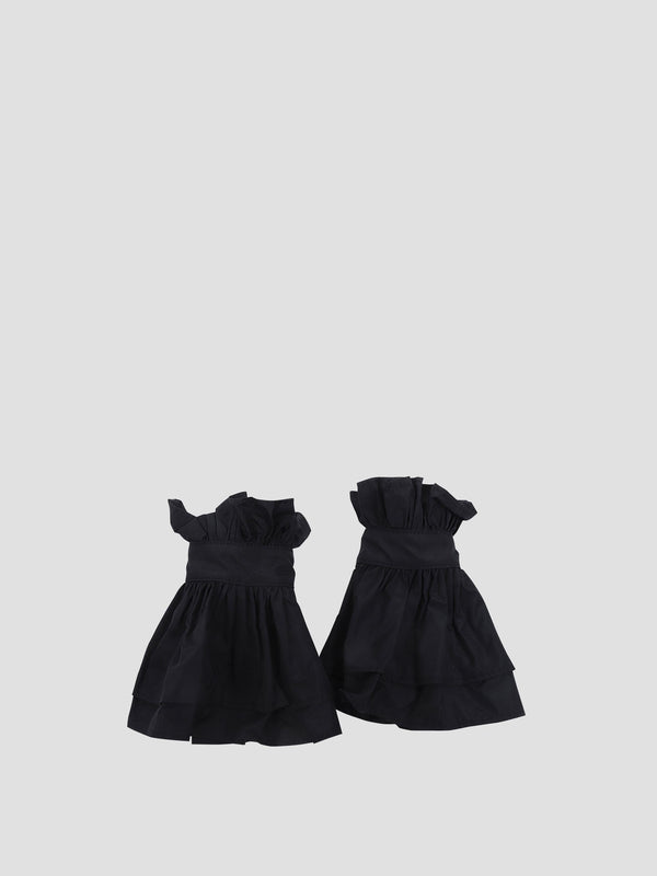 Ruffled detachable cuffs