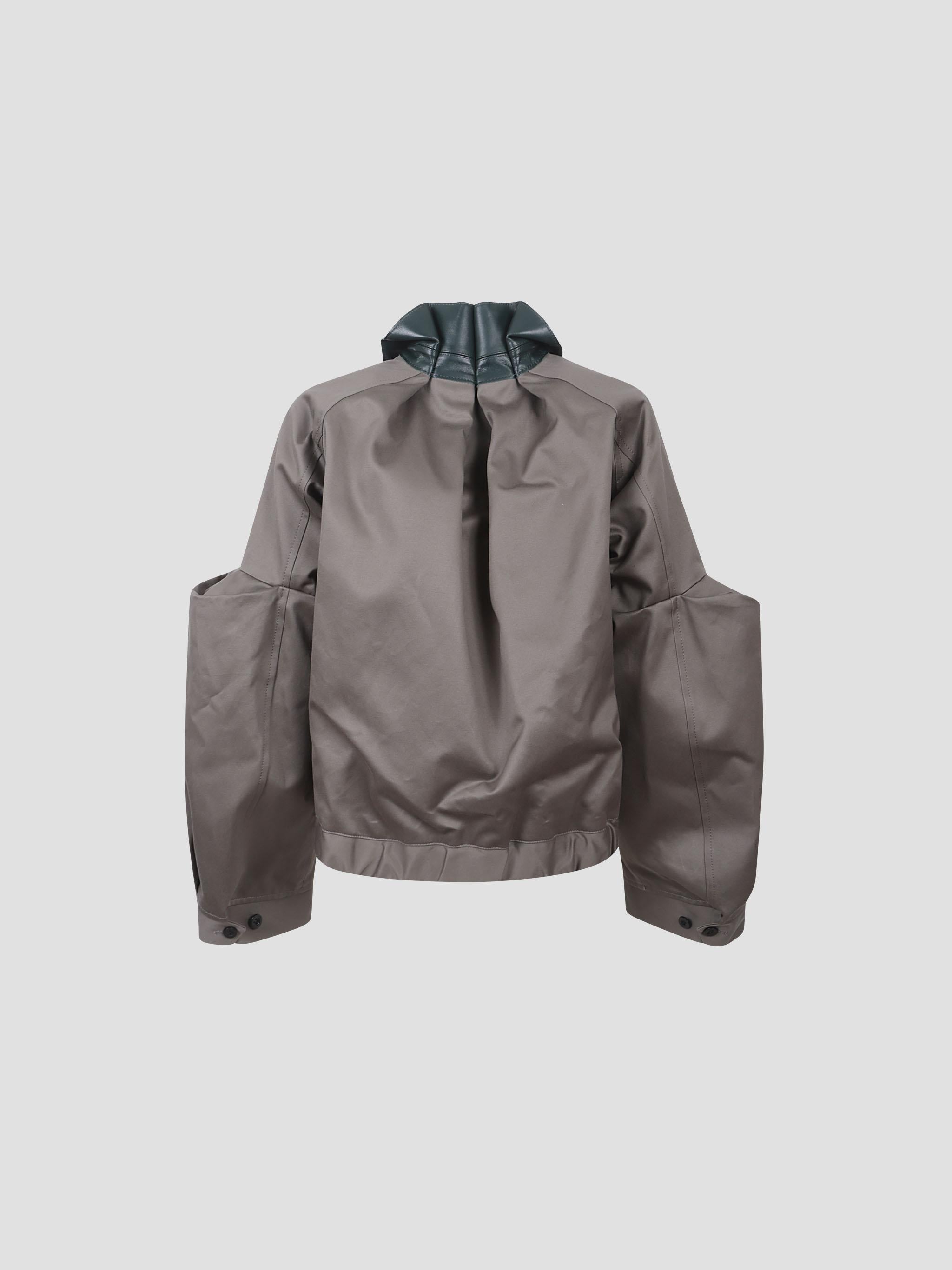 Cotton chino blouson