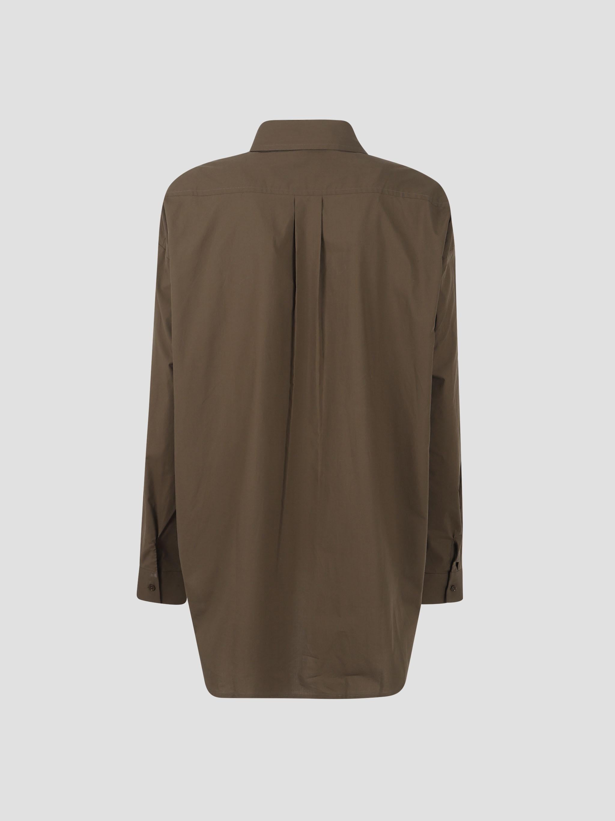Ornella side button-up shirt