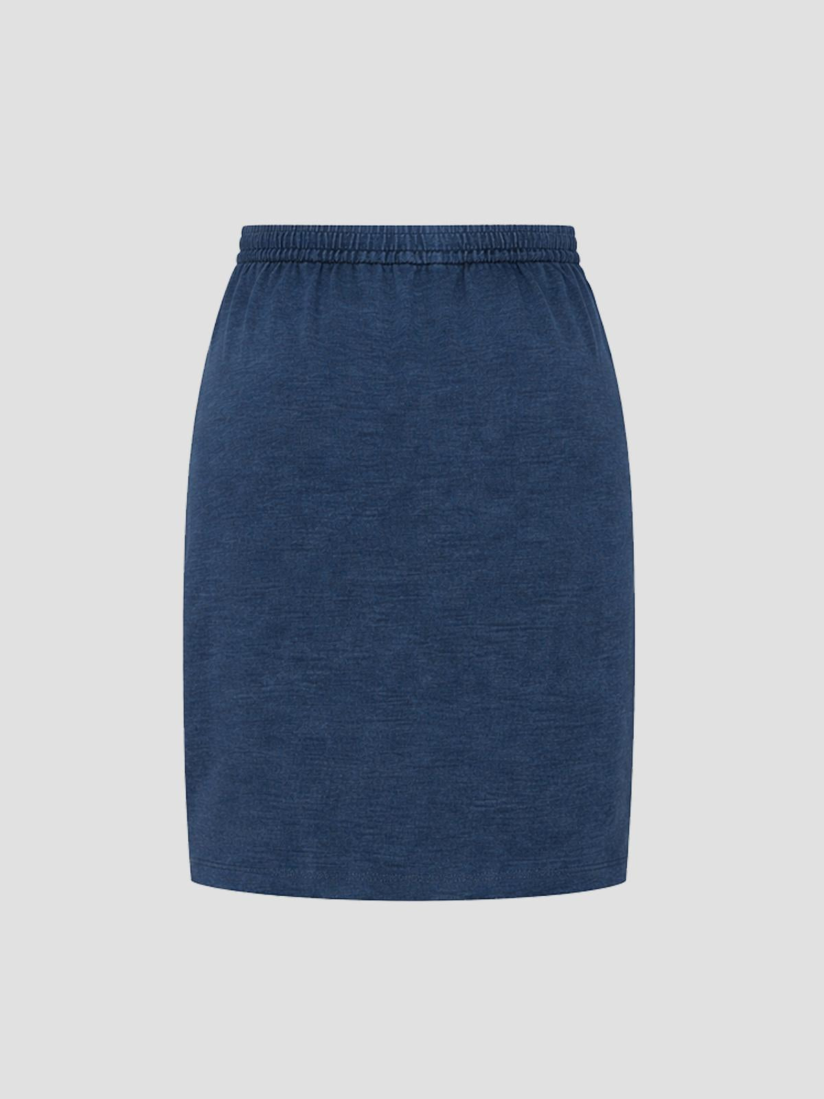 Mini side panther skirt