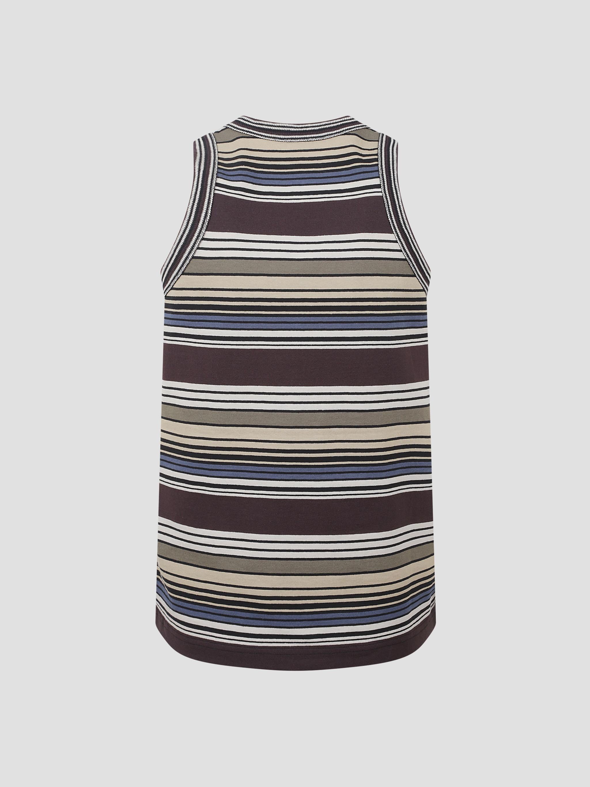 Horizontal stripe tank top