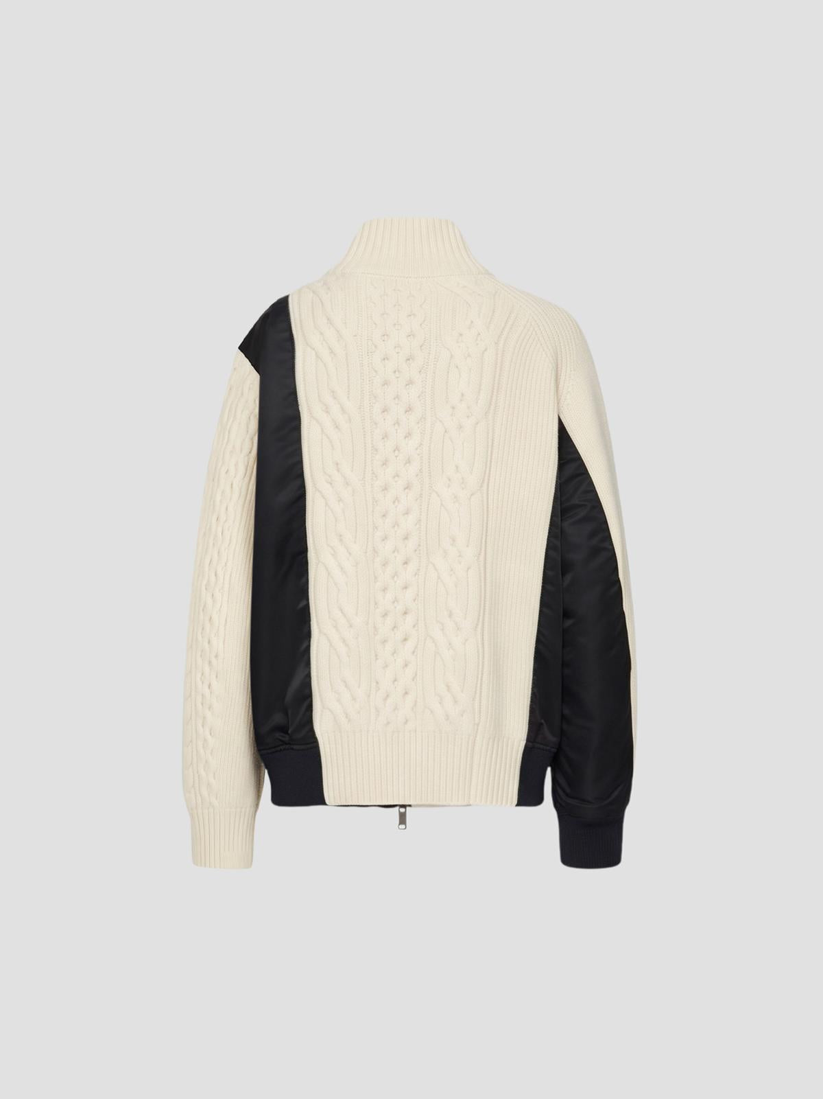 Nylon twill  blouson