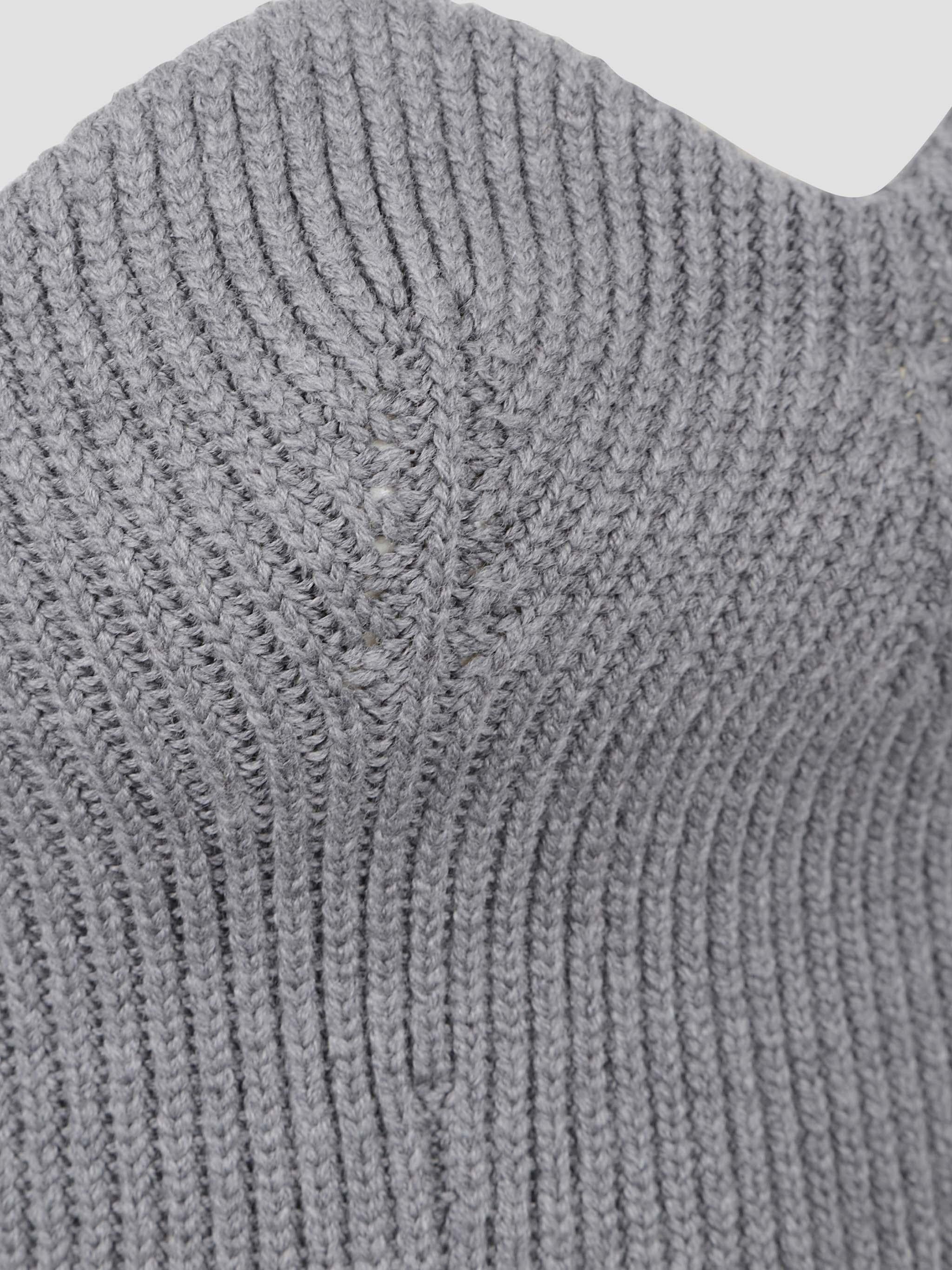 Strapless knitted  top