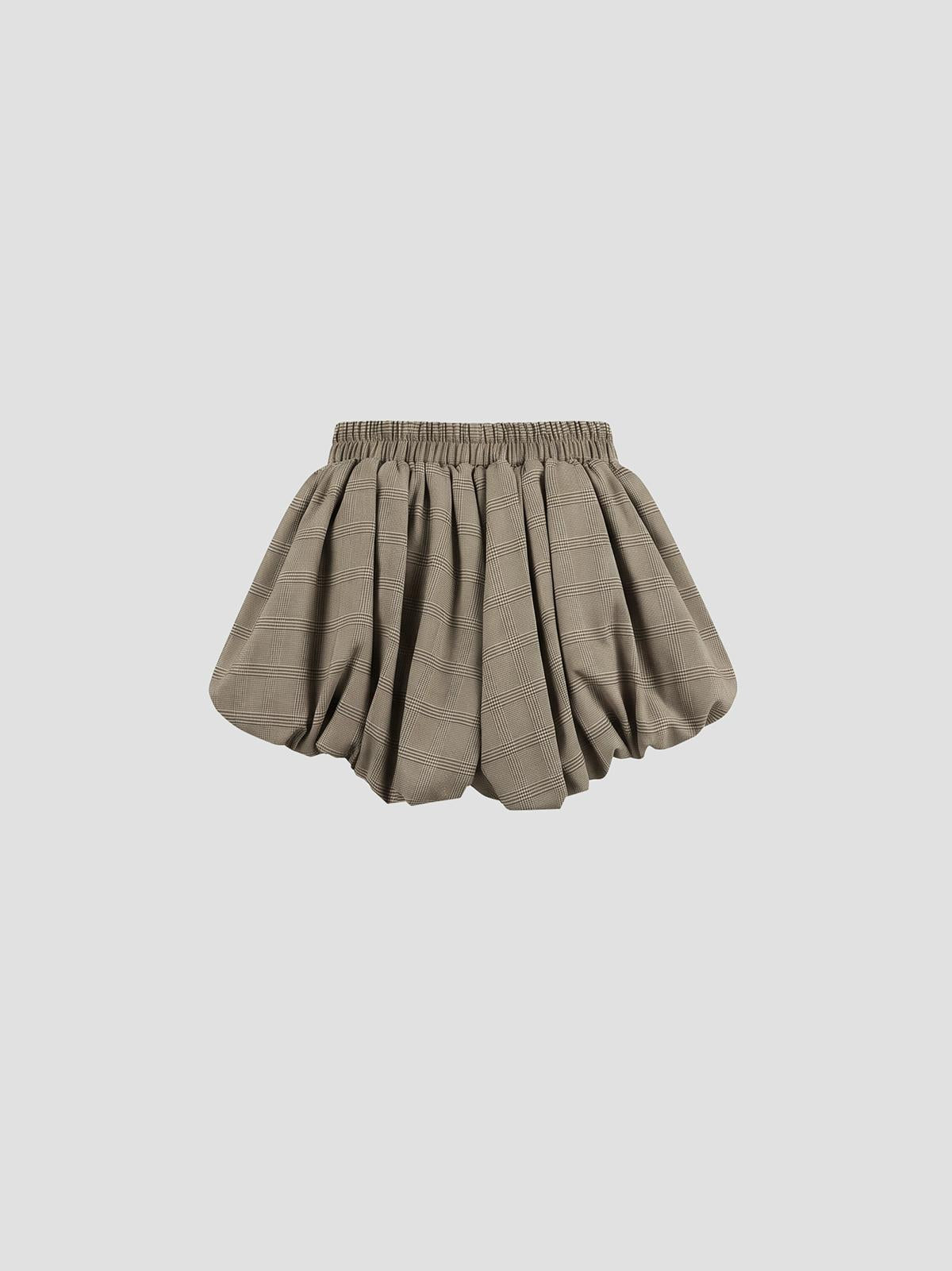 Alina bubble hem shorts
