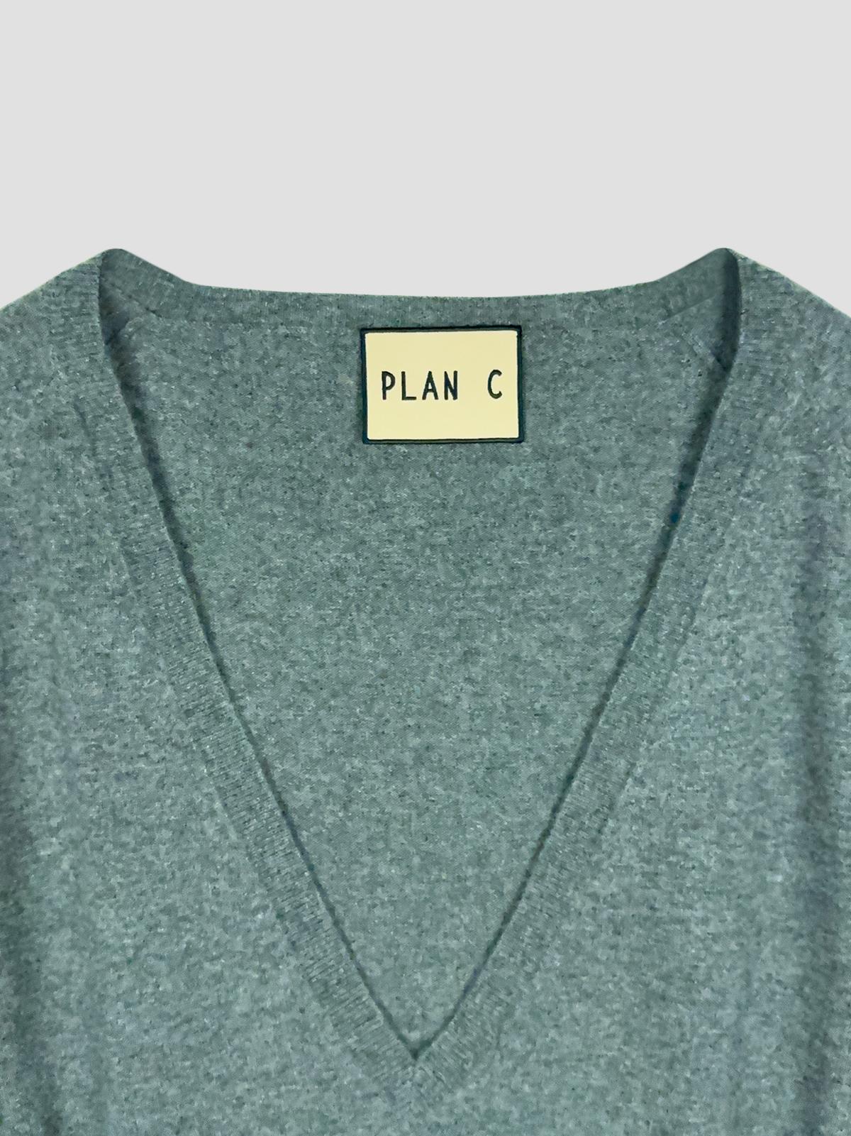 Deep v-neck top