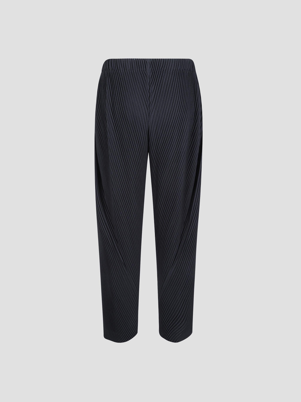 Slash pleated trousers