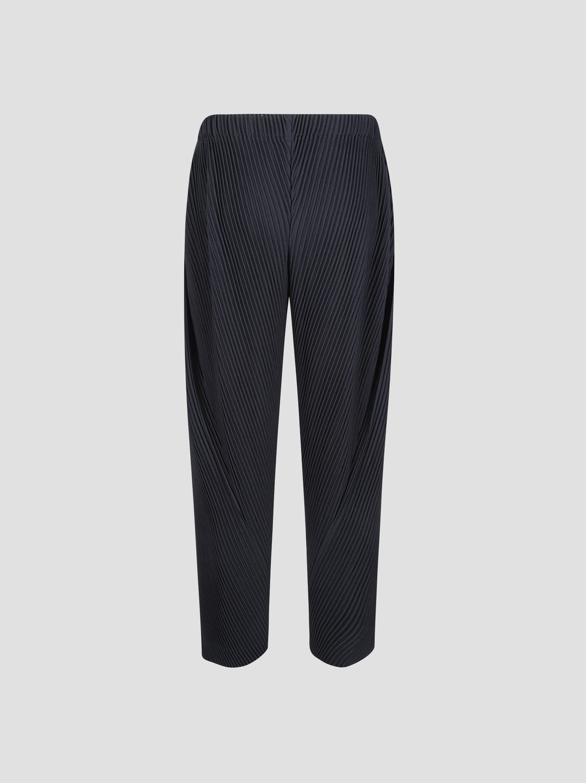 Slash pleated trousers