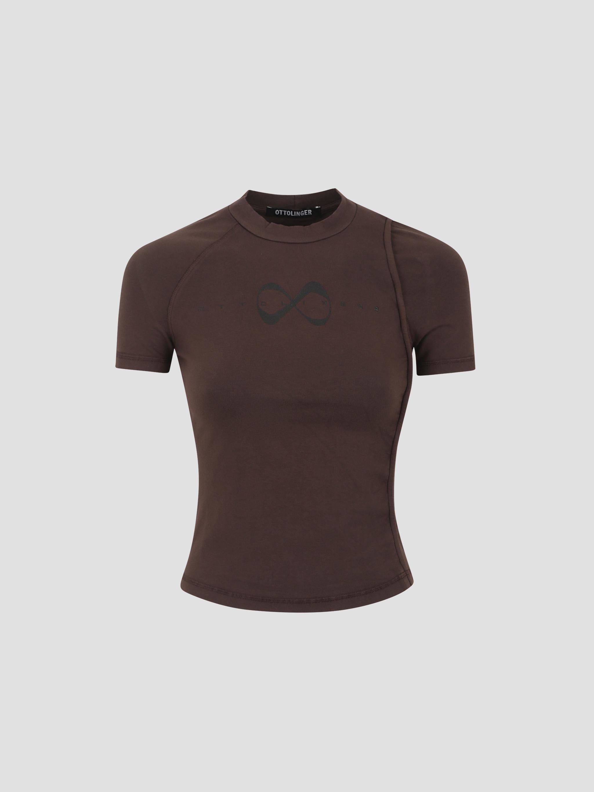 Knitted deconstructed t-shirt