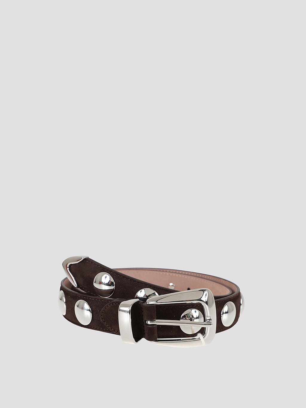 Benny belt with studs - silver buckle (30mm)