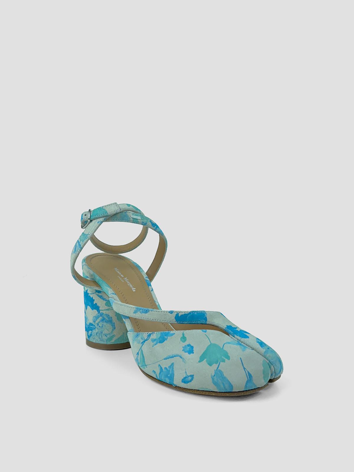 Tabi floral print pumps