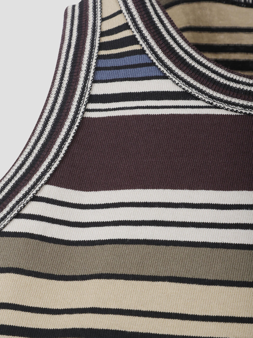 Horizontal stripe tank top