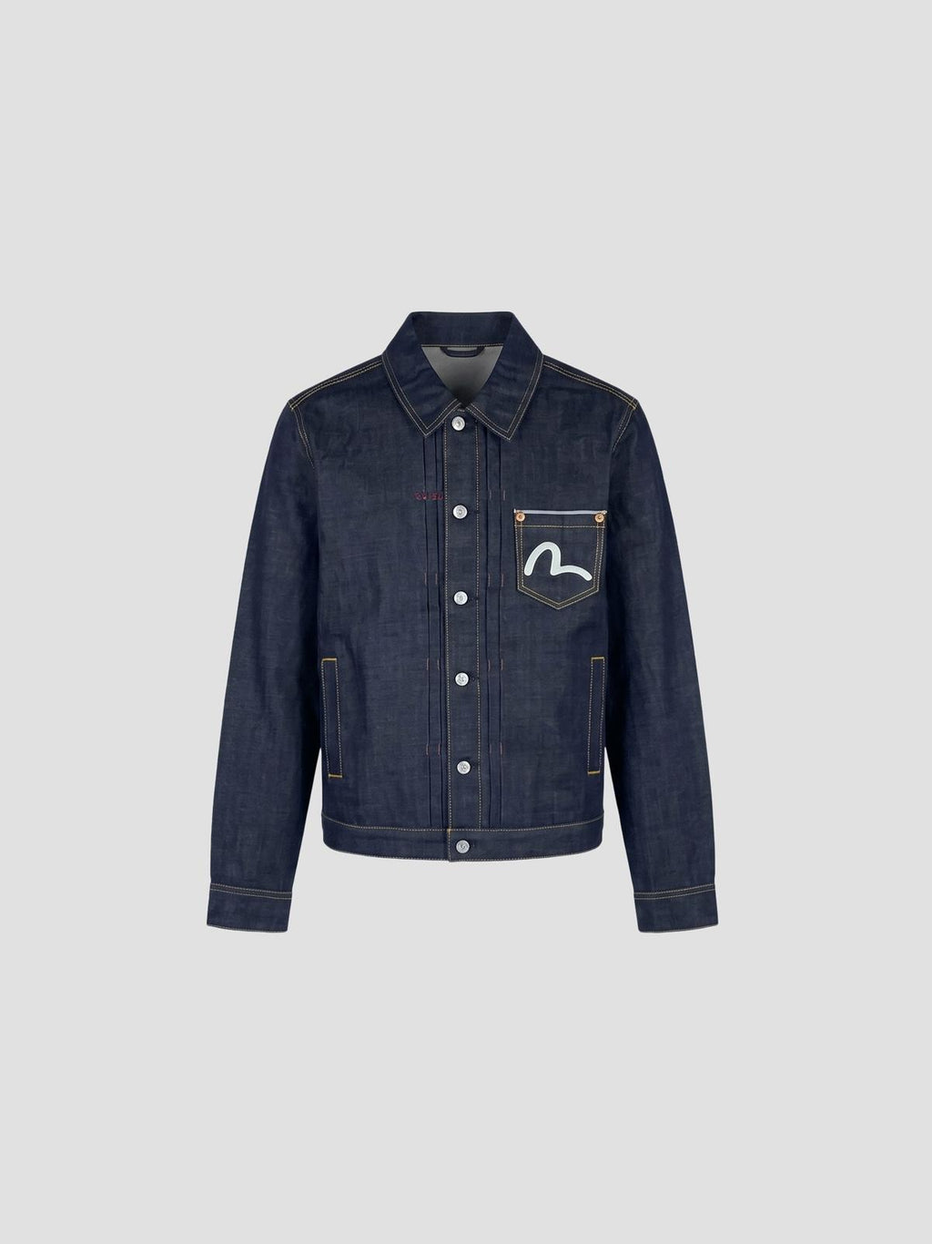 Evisu Ht, whale emb. denim jacket