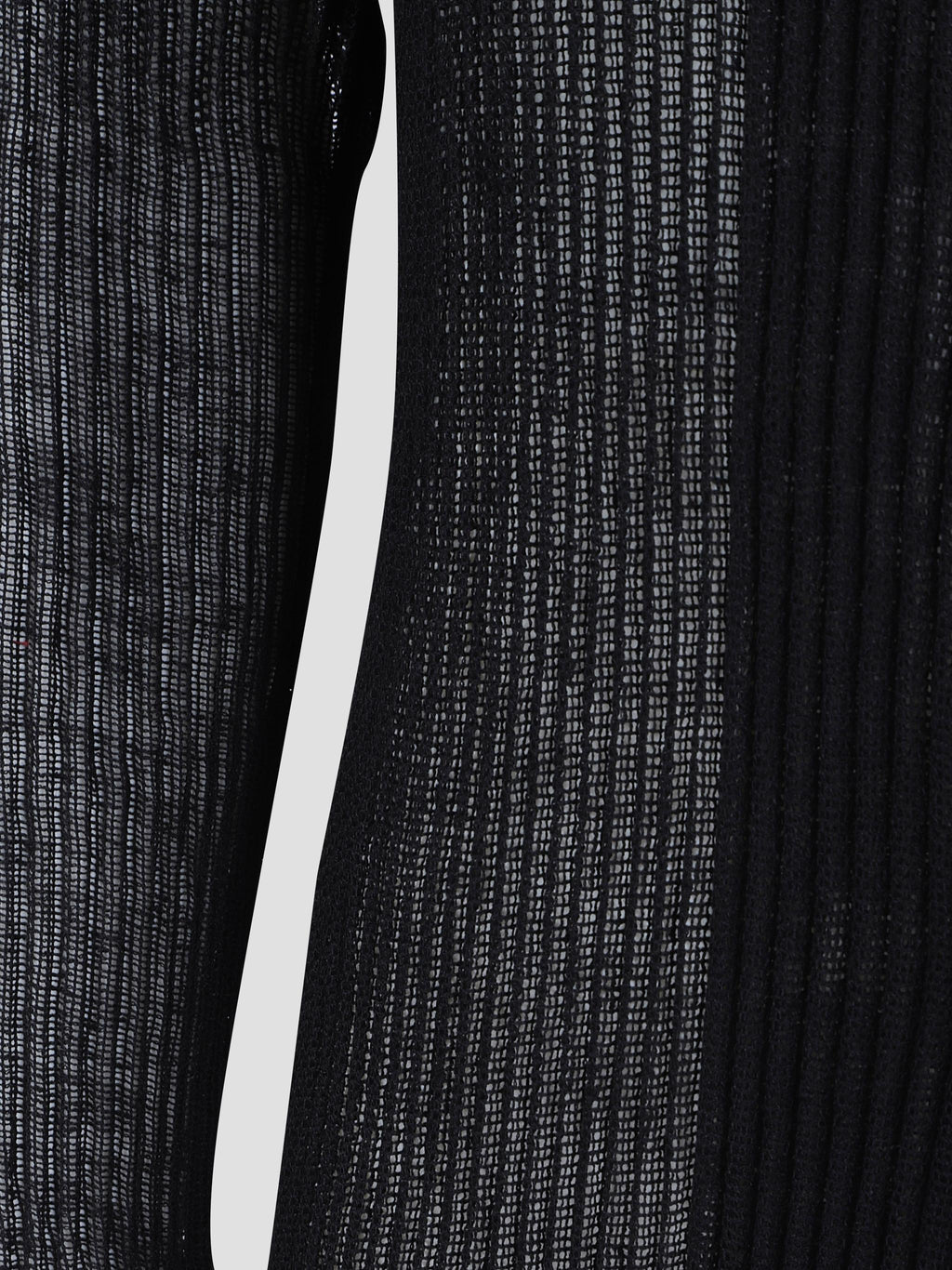 Rustic mesh pleated shirt