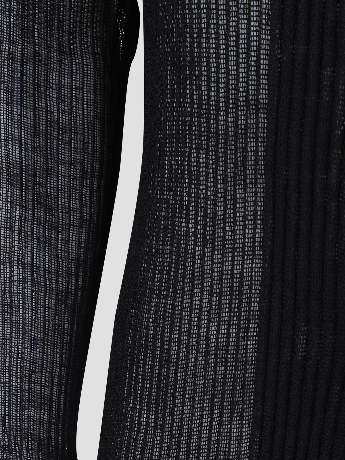 Rustic mesh pleated shirt