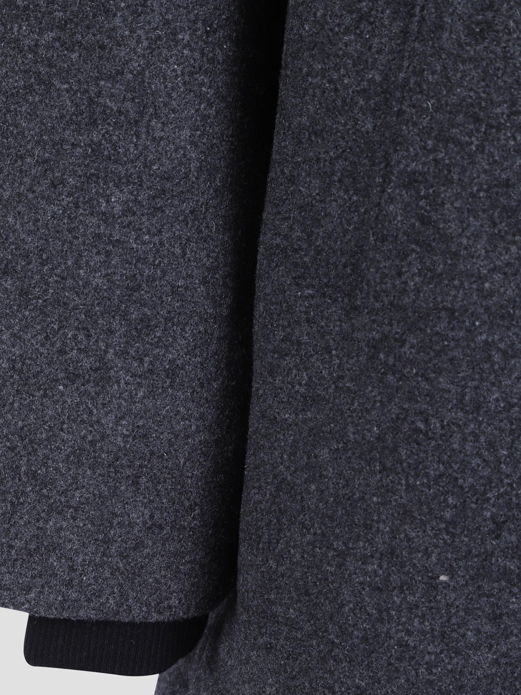 Quay snap-front wool-blend coat