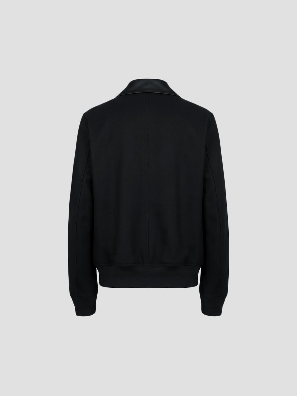 Wool flannel twill jacket
